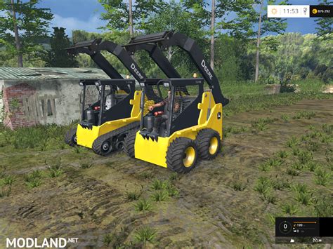 farming simulator 15 mods skid steer|John Deere 320 Skid Steer Loaders Pack FS15.